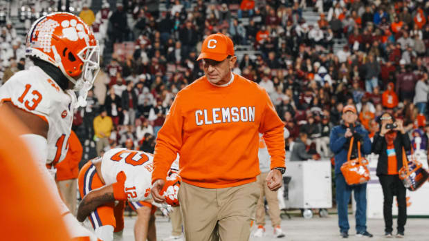 Clemson at South Carolina Dabo Swinney